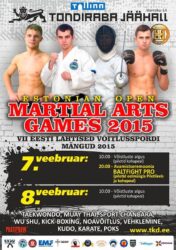 7.-8. veebruaril Tondiraba Jäähallis toimusid 7. Eesti Lahtised Võitluskunstide Mängud. Mängudel osalesid erinevate alade esindajad: Muay Thai, Sport Chanbara, Wushu, Kickboxing, Noavõitlus, Vehklemine, Taekwondo WTF, Kudo, Karate Kyokushinkai ja Poks.