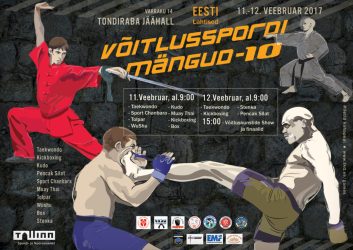 11.-12. veebruar 2017 toimusid Tondiraba Jäähallis Eesti Lahtised Võitluskunstide juubelimängud. Oma oskusid näitasid: Taekwondo, Sport Chanbara, Tolpar, WuShu, Kudo, MuayThai, Kickboxing, Poks, Stenka, Pencak Silati meistrid.