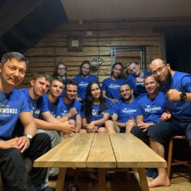 Taekwondo laager maalilises Lõuna- Eesti kohas