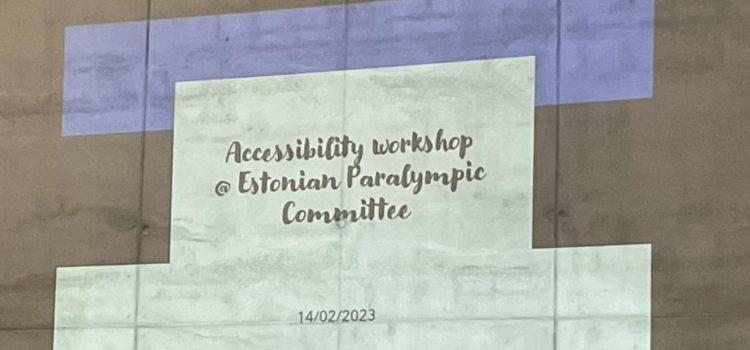 Ligipääsetavuse töötuba (Accessebility workshop)